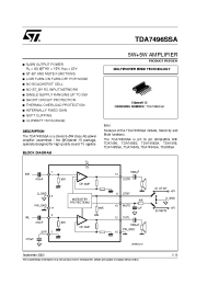 Datasheet TDA7496SSA manufacturer STMicroelectronics