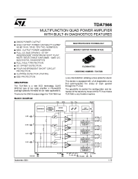 Datasheet TDA7566 manufacturer STMicroelectronics