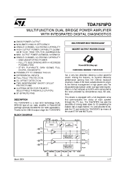 Datasheet TDA7575PD manufacturer STMicroelectronics
