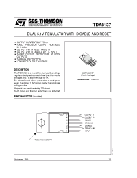 Datasheet TDA8137 manufacturer STMicroelectronics