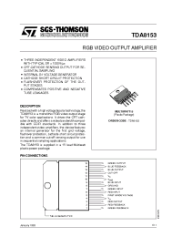 Datasheet TDA8153 manufacturer STMicroelectronics