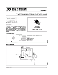 Datasheet TDA8170 manufacturer STMicroelectronics