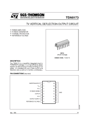 Datasheet TDA8173 manufacturer STMicroelectronics