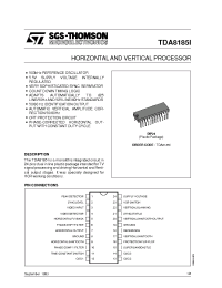 Datasheet TDA8185I manufacturer STMicroelectronics
