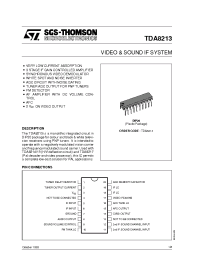 Datasheet TDA8213 manufacturer STMicroelectronics