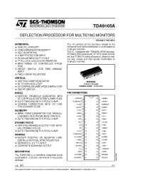 Datasheet TDA9105A manufacturer STMicroelectronics