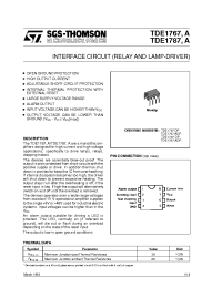 Datasheet TDE1767ADP manufacturer STMicroelectronics