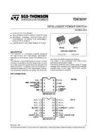 Datasheet TDE3237DP manufacturer STMicroelectronics
