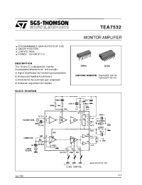 Datasheet TEA7532 manufacturer STMicroelectronics