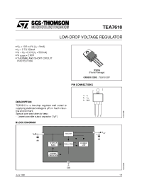 Datasheet TEA7610SP manufacturer STMicroelectronics