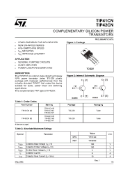 Datasheet TIP42CN manufacturer STMicroelectronics