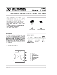 Datasheet TL062A manufacturer STMicroelectronics