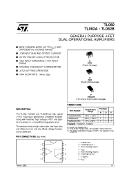 Datasheet TL082A manufacturer STMicroelectronics