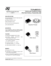 Datasheet TLP140G-1 manufacturer STMicroelectronics