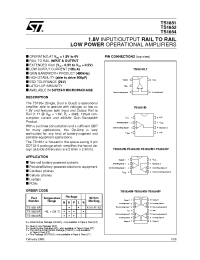 Datasheet TS1851AILT manufacturer STMicroelectronics