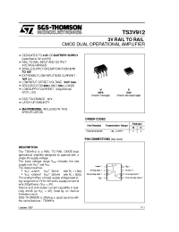 Datasheet TS3V912 manufacturer STMicroelectronics
