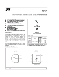 Datasheet TS431A manufacturer STMicroelectronics