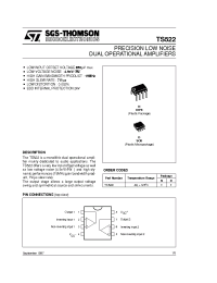 Datasheet TS522 manufacturer STMicroelectronics