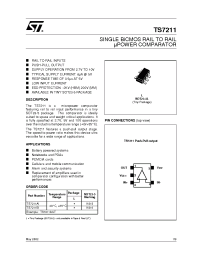 Datasheet TS7211 manufacturer STMicroelectronics