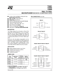Datasheet TS861 manufacturer STMicroelectronics