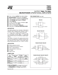 Datasheet TS931B manufacturer STMicroelectronics