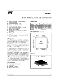 Datasheet TSA0801CF manufacturer STMicroelectronics