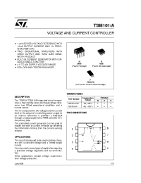 Datasheet TSM101 manufacturer STMicroelectronics