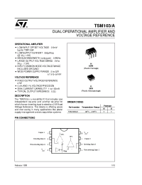 Datasheet TSM103D manufacturer STMicroelectronics