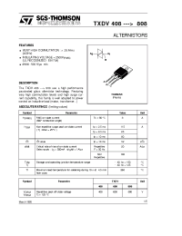 Datasheet TXDV408--808 manufacturer STMicroelectronics