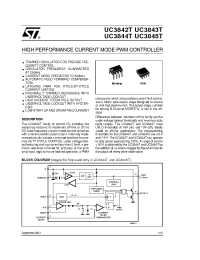 Datasheet UC3842TN manufacturer STMicroelectronics