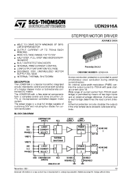 Datasheet UDN2916A manufacturer STMicroelectronics