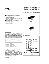 Datasheet ULN2000 manufacturer STMicroelectronics