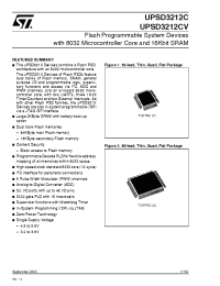Datasheet UPSD3212 manufacturer STMicroelectronics