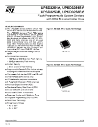 Datasheet UPSD3254 manufacturer STMicroelectronics