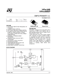 Datasheet VIPer20BSP manufacturer STMicroelectronics
