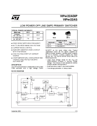 Datasheet VIPER22ADIP manufacturer STMicroelectronics