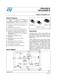 Datasheet VIPER50A-E manufacturer STMicroelectronics