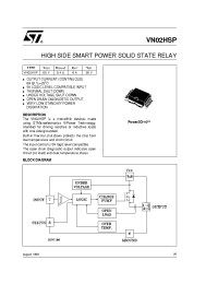 Datasheet VN02HSP manufacturer STMicroelectronics