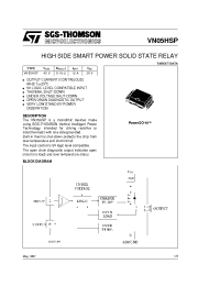 Datasheet VN05HSP manufacturer STMicroelectronics