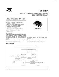 Datasheet VN460 manufacturer STMicroelectronics