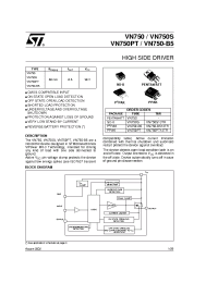 Datasheet VN750-B513TR manufacturer STMicroelectronics