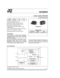 Datasheet VN750PEP13TR manufacturer STMicroelectronics