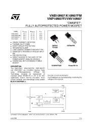 Datasheet VNB10N07 manufacturer STMicroelectronics