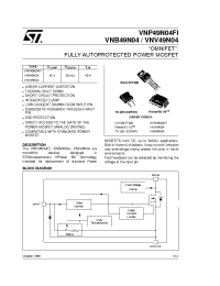 Datasheet VNB49N04 manufacturer STMicroelectronics