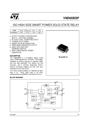 Datasheet VND05BSP manufacturer STMicroelectronics