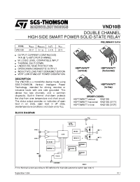 Datasheet VND10B(012Y) manufacturer STMicroelectronics