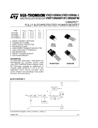 Datasheet VND10N06 manufacturer STMicroelectronics