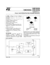 Datasheet VND1NV04 manufacturer STMicroelectronics