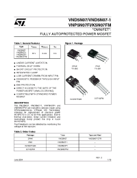 Datasheet VND5N07 manufacturer STMicroelectronics
