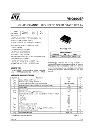 Datasheet VNQ690SP manufacturer STMicroelectronics